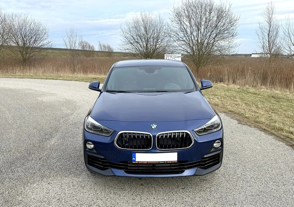 BMW X2 cena 94999 przebieg: 52000, rok produkcji 2018 z Sompolno małe 46